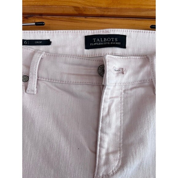 Talbots Crop Jeans Flawless Stretchy Five Pocket 6 - Picture 2 of 3